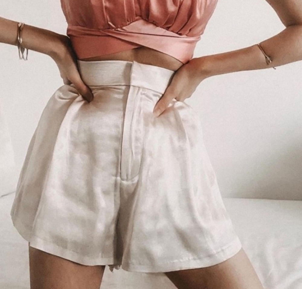 New Zara Satin Short